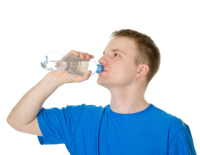 glasses of water per day. 8 glasses of water per day