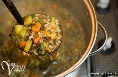 barley lentil soup