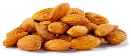 calories in an ounce of almonds